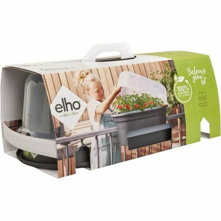 Bloempot Elho Zwart 55 x 28,5 x 25 cm