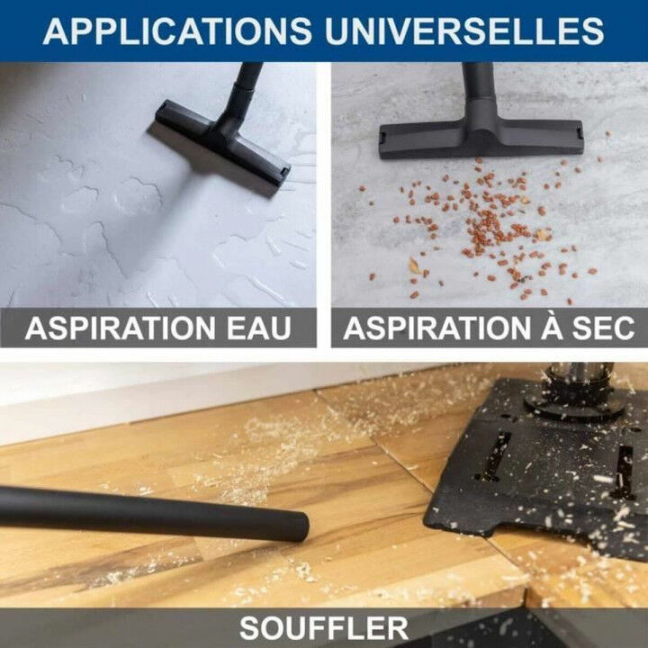 Aspirateur à sec et humide Scheppach 1200 W 20 kPa 25 L