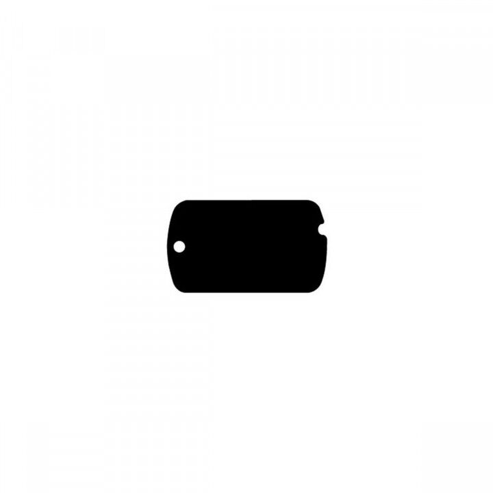 Placa identificativa para collar Imarc Military Negro