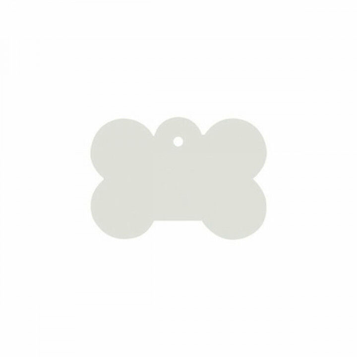 Placa identificativa para collar Imarc Bone Blanco