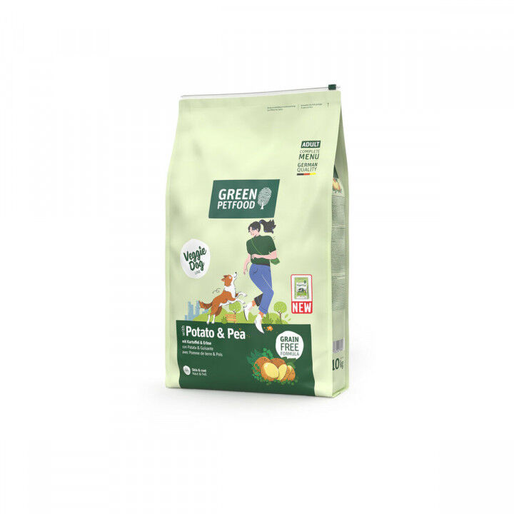 Voer Green Petfood Veggie Dog Adult Aardappelen Doperwten 10 kg