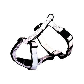 Dog Harness Trixie Premium Reflect Graphite L/XL