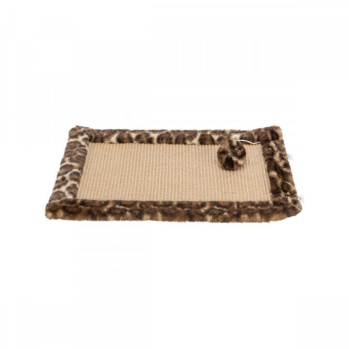Kratzbaum für Katzen Trixie Leo Braun Polyester Sisal EVA 55 x 35 cm Teppich