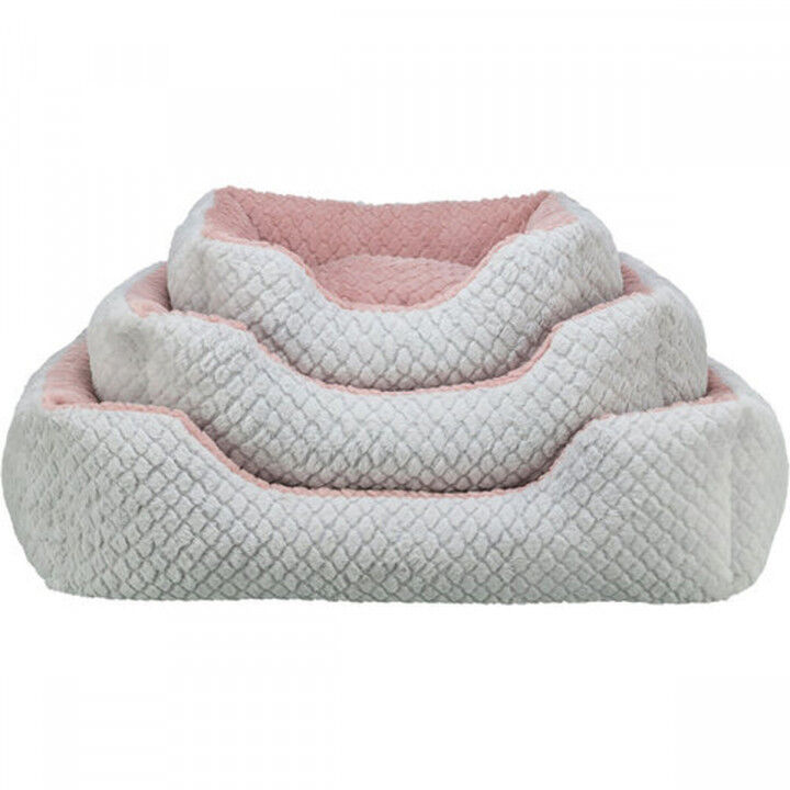 Hundebett Trixie Kaline Mio Grau Dunkelrosa 50 x 40 cm