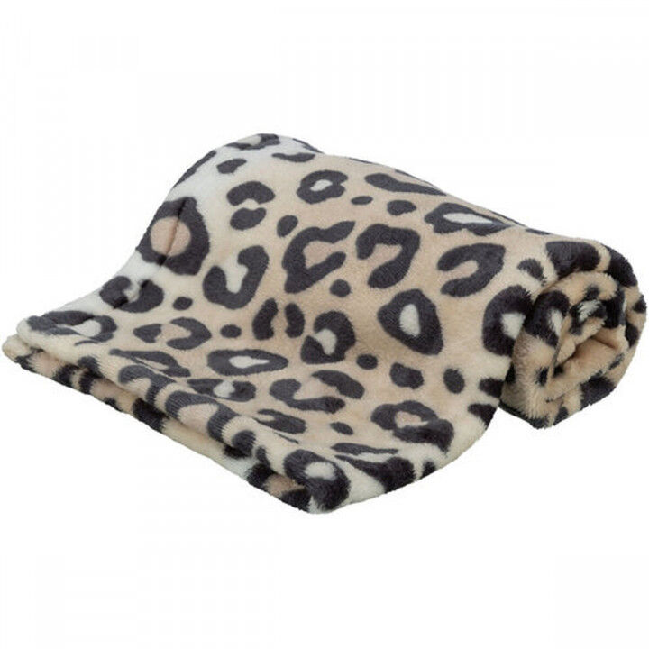 Pet blanket Trixie Leo Cream Polyester 70 x 50 cm