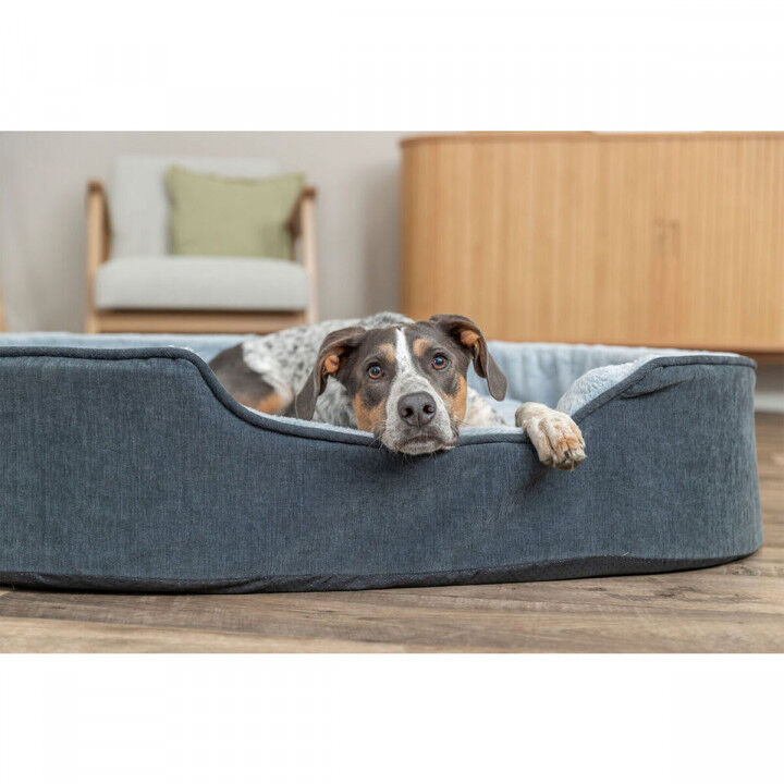 Hundebett Trixie Vital Lino Soft Grau Hellgrau 83 X 67 CM