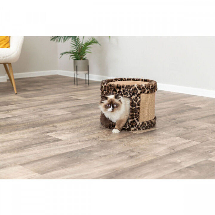 Scratching Post for Cats Trixie Leo Brown Ø 38 x 30 cm