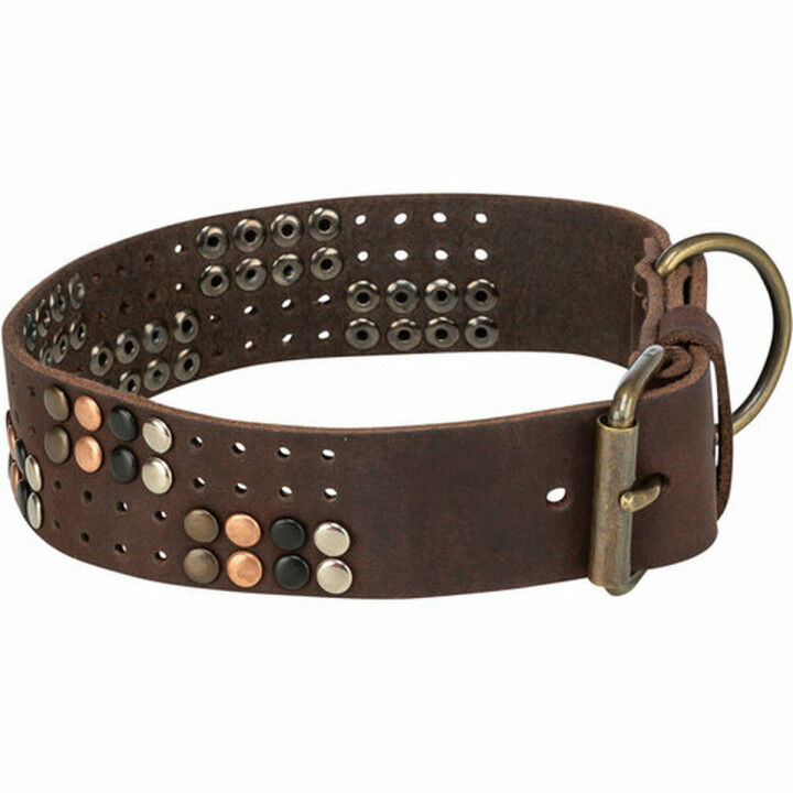 Hundehalsband Trixie Rustic Dunkelbraun XL