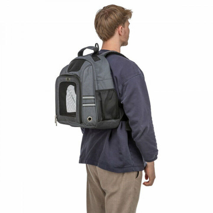 Rucksack für Haustiere Trixie Grau 34 × 44 × 26 cm