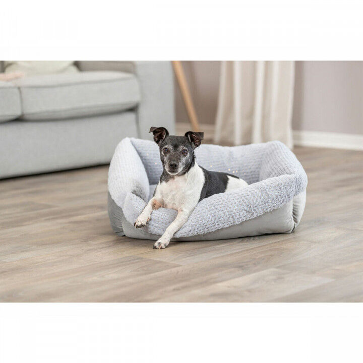 Lit pour chien Trixie Livia Soft Gris 100 x 70 cm