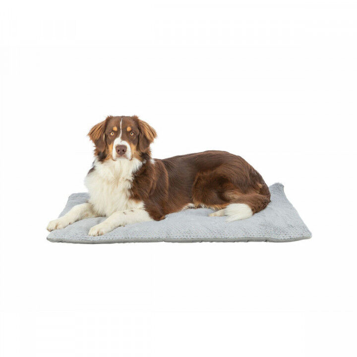 Dog Bed Trixie Livia Soft Grey 90 x 60 cm