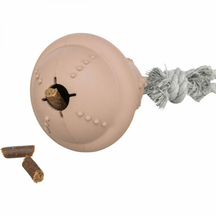 Cat toy Trixie Beige Cotton Natural rubber Christmas Bell