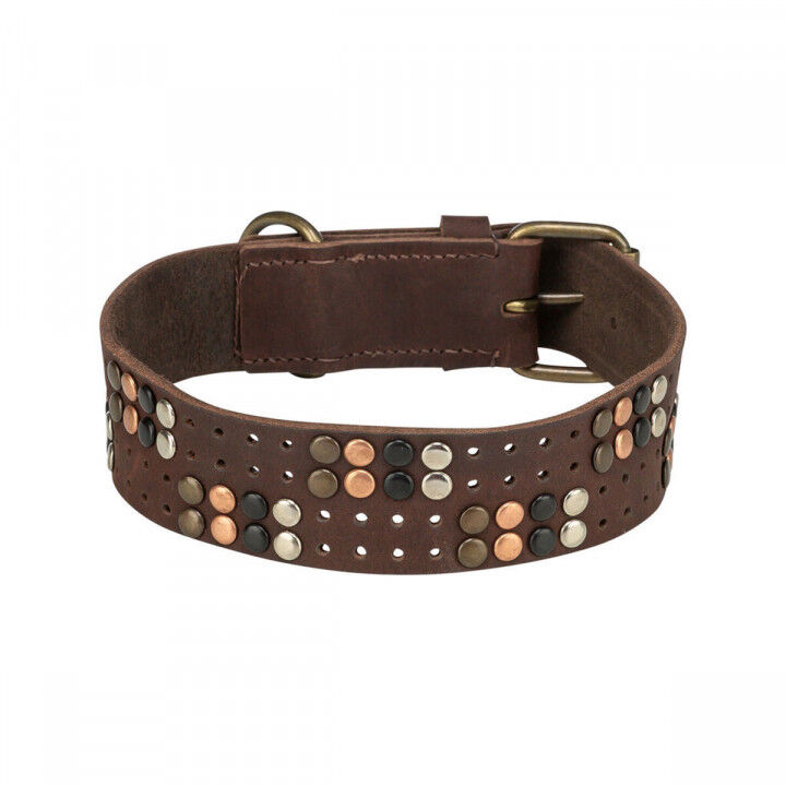 Hondenhalsband Trixie Rustic Donkerbruin M
