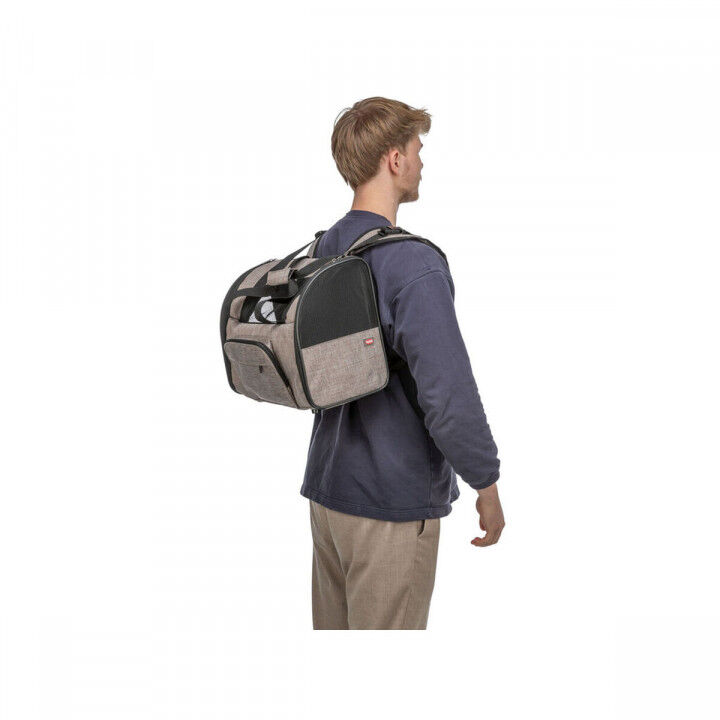 Tasche für Haustiere Trixie Braun Beige 41 x 30 x 21 cm