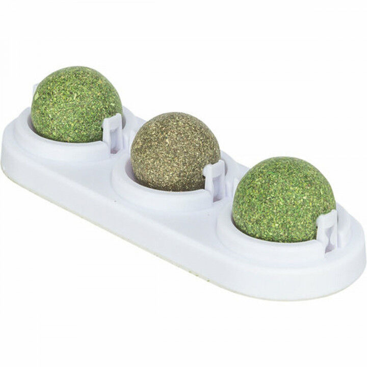 Juguete para gatos Trixie Blanco Verde Pelotas