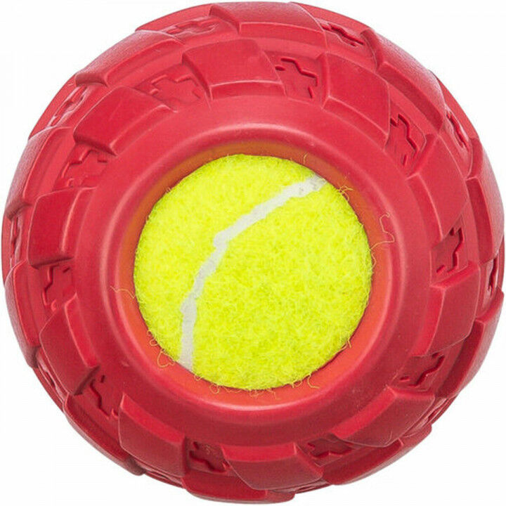 Boule pour animaux de compagnie Trixie Jaune Rouge Caoutchouc Ø 7,5 cm