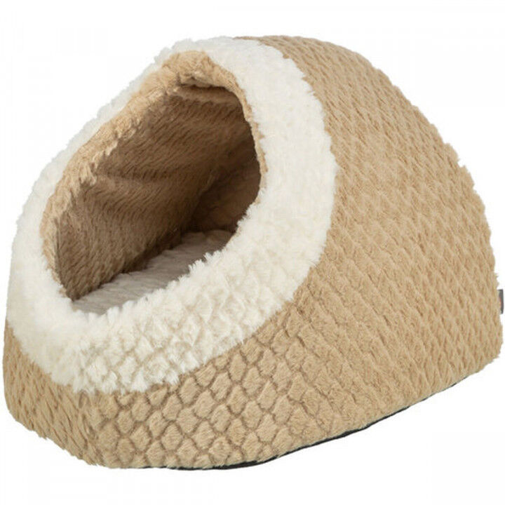 Grotte pour chat Trixie Kaline Mio Marron Crème 35 x 26 x 41 cm