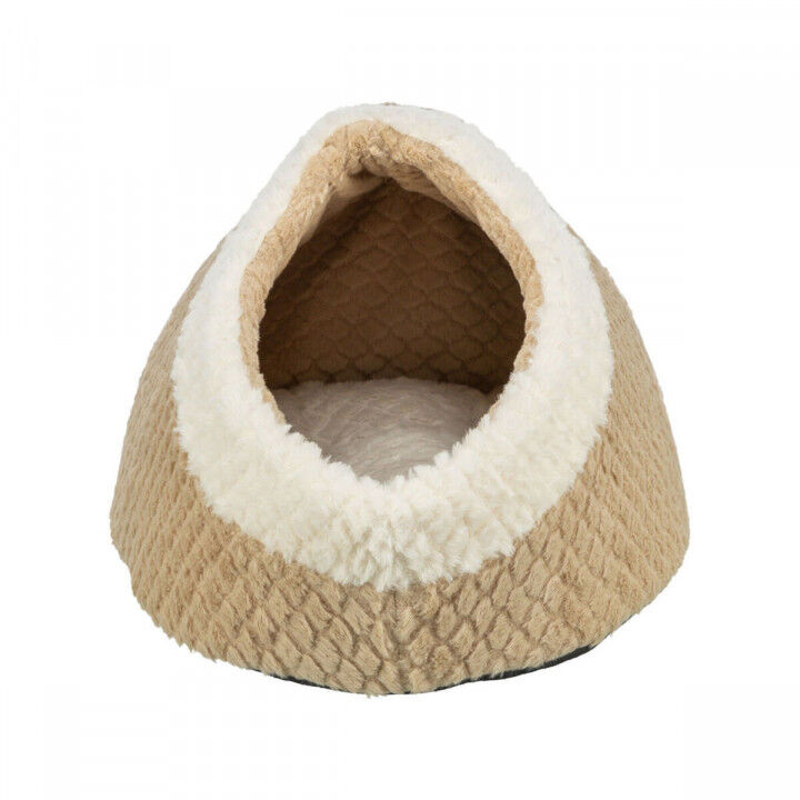 Grotte pour chat Trixie Kaline Mio Marron Crème 35 x 26 x 41 cm