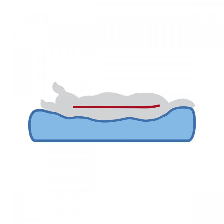 Mattress Trixie Vital Noah Light grey 50 × 35 cm