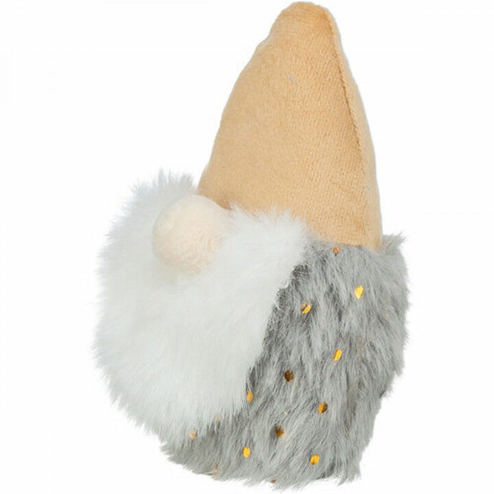 Knuffel voor honden Trixie Beige Grijs Polyester Kerstmis Kabouter 10 cm