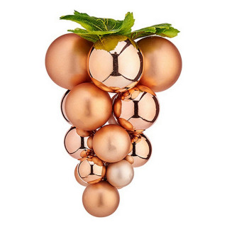 Christmas Bauble Krist+ Copper Plastic Grapes