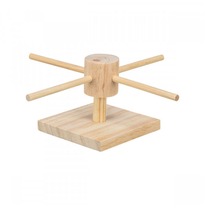 Futternapf für Haustiere Trixie Braun Holz 22 x 8 x 22 cm