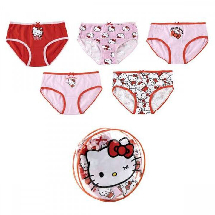 Confezione di Slip da Bambina Hello Kitty Multicolore