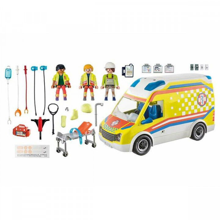 Playset Playmobil 71202 City Life Ambulance 67 Onderdelen
