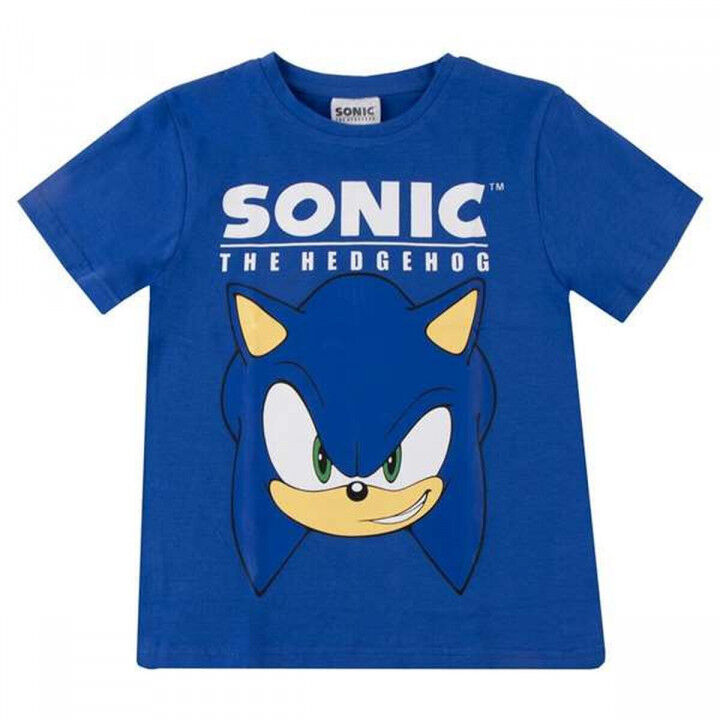 T shirt à manches courtes Enfant Sonic Bleu