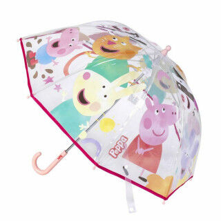 Regenschirm Peppa Pig Ø 71 cm Durchsichtig