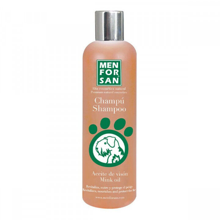 Shampoo per animali domestici Menforsan Cane Olio di visone 300 ml