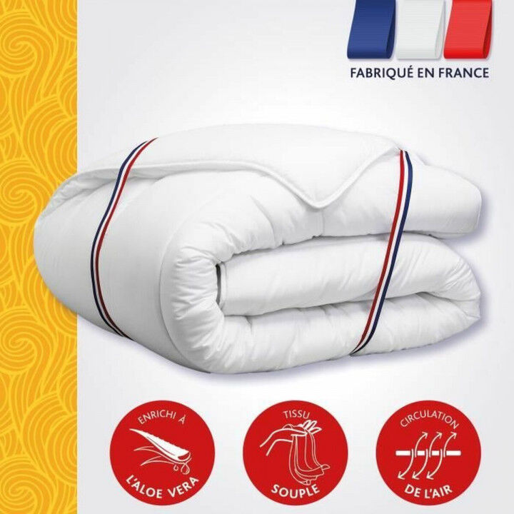 Piumino Letto DODO Aloe Bianco 300 g/m² 140 x 200 cm