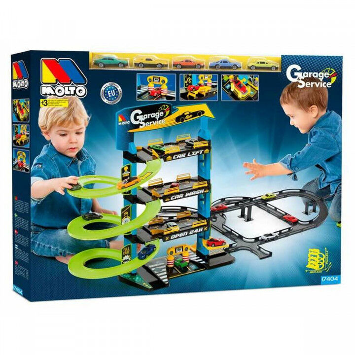 Pista de Carreras Moltó 3 niveles Coche x 5 (Reacondicionado C)