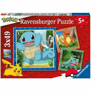 Set de 3 Puzzles Ravensburger 49 Pièces 147 Pièces 3 Unités