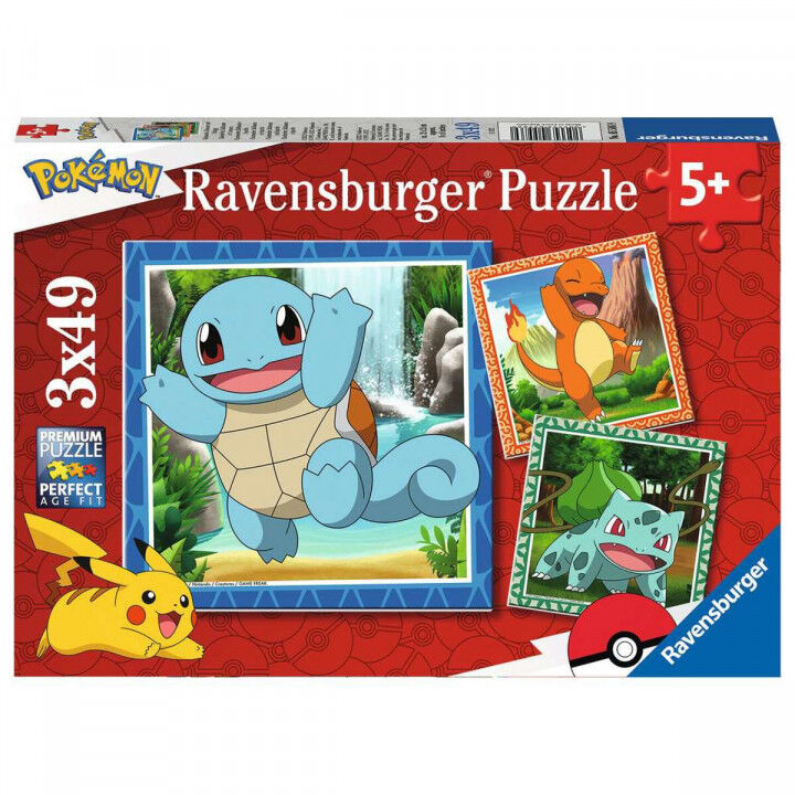 Set di 3 Puzzle Ravensburger 49 Pezzi 147 Pezzi 3 Unità
