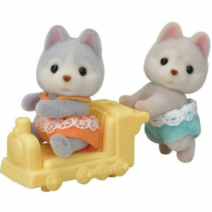 Figura de Acción Sylvanian Families Los gemelos Husky
