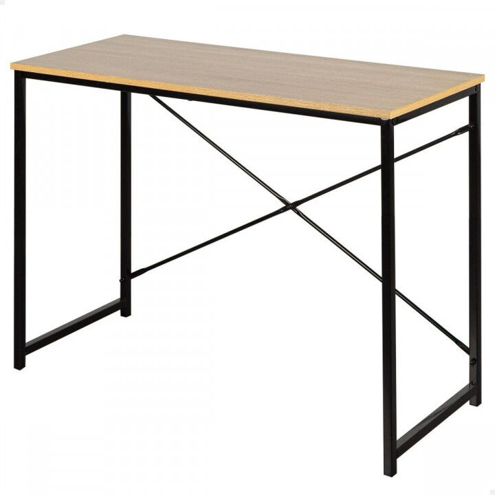Mesa de Escritorio Aktive Negro Madera (Reacondicionado B)