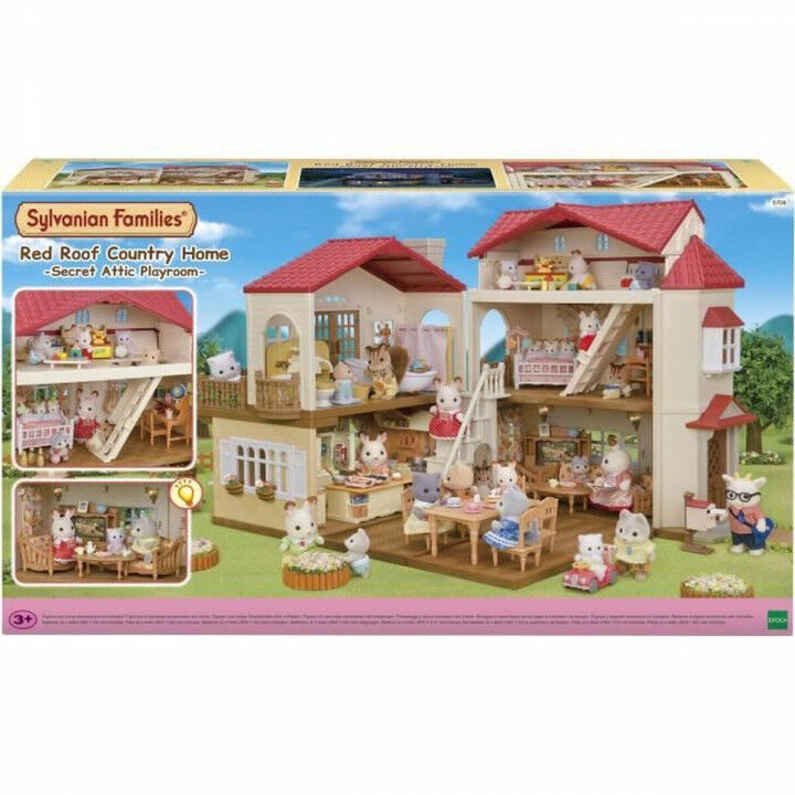 Playset Sylvanian Families Red Roof Country Home Miniatuurhuis Konijn