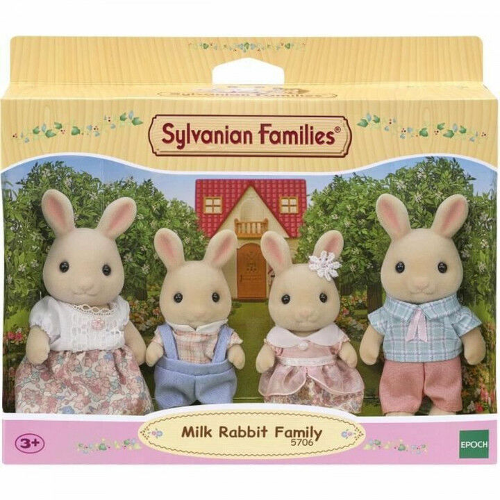 Set of Dolls Sylvanian Families 5706 Rabbit Family 4 Pieces