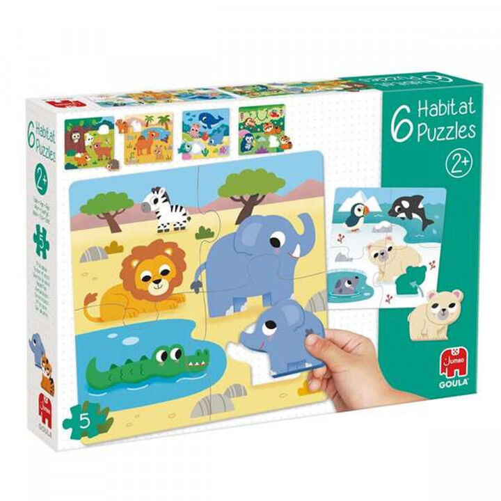 Set van 6 Puzzels Diset
