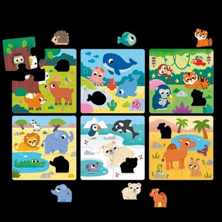 Set van 6 Puzzels Diset