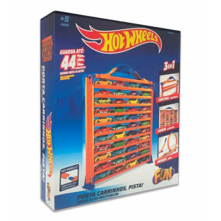 Parkhaus mit Fahrzeugen Hot Wheels 30 x 27 x 6 cm Träger Fahrzeug