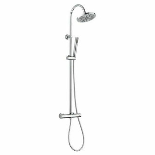 Colonna doccia Rousseau Grigio 22 mm Plastica