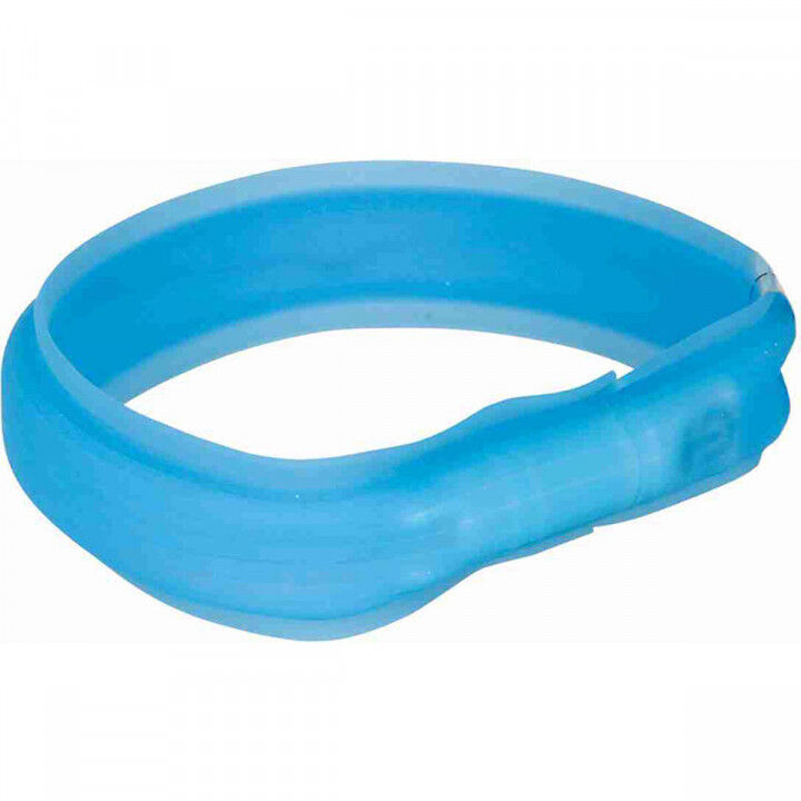 LED-halsband voor huisdieren Trixie Flash USB Blauw M/L