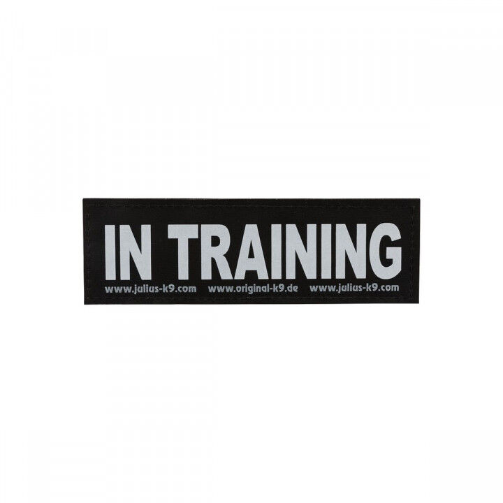 Labels voor harnas Julius K9 IN TRAINING L Wit Zwart