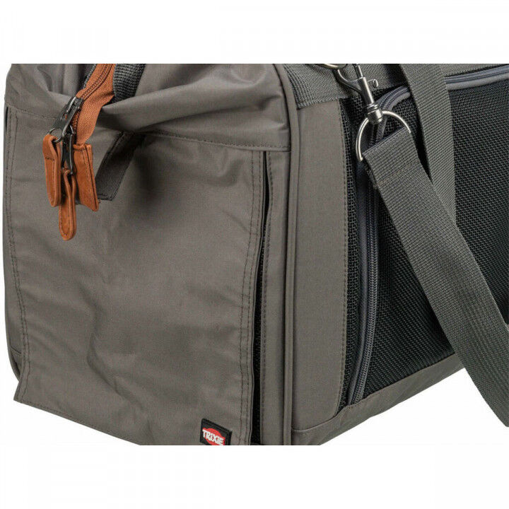 Tasche für Haustiere Trixie Finlay Schwarz Grau 43 × 26 × 32 cm