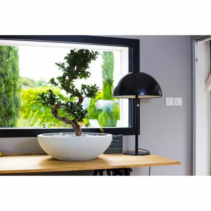 Bloempot EDA Ø 59 cm Wit Plastic Cirkelvormig