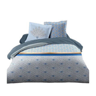 Duvet cover set HOME LINGE PASSION Double bed 220 x 240 cm Blue