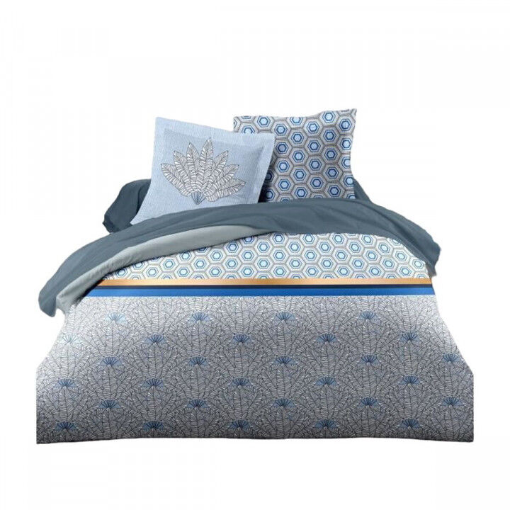 Bettbezug-Set HOME LINGE PASSION Doppelbett 220 x 240 cm Blau