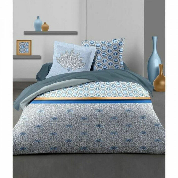 Dekbedovertrek set HOME LINGE PASSION Tweepersoonsbed 220 x 240 cm Blauw